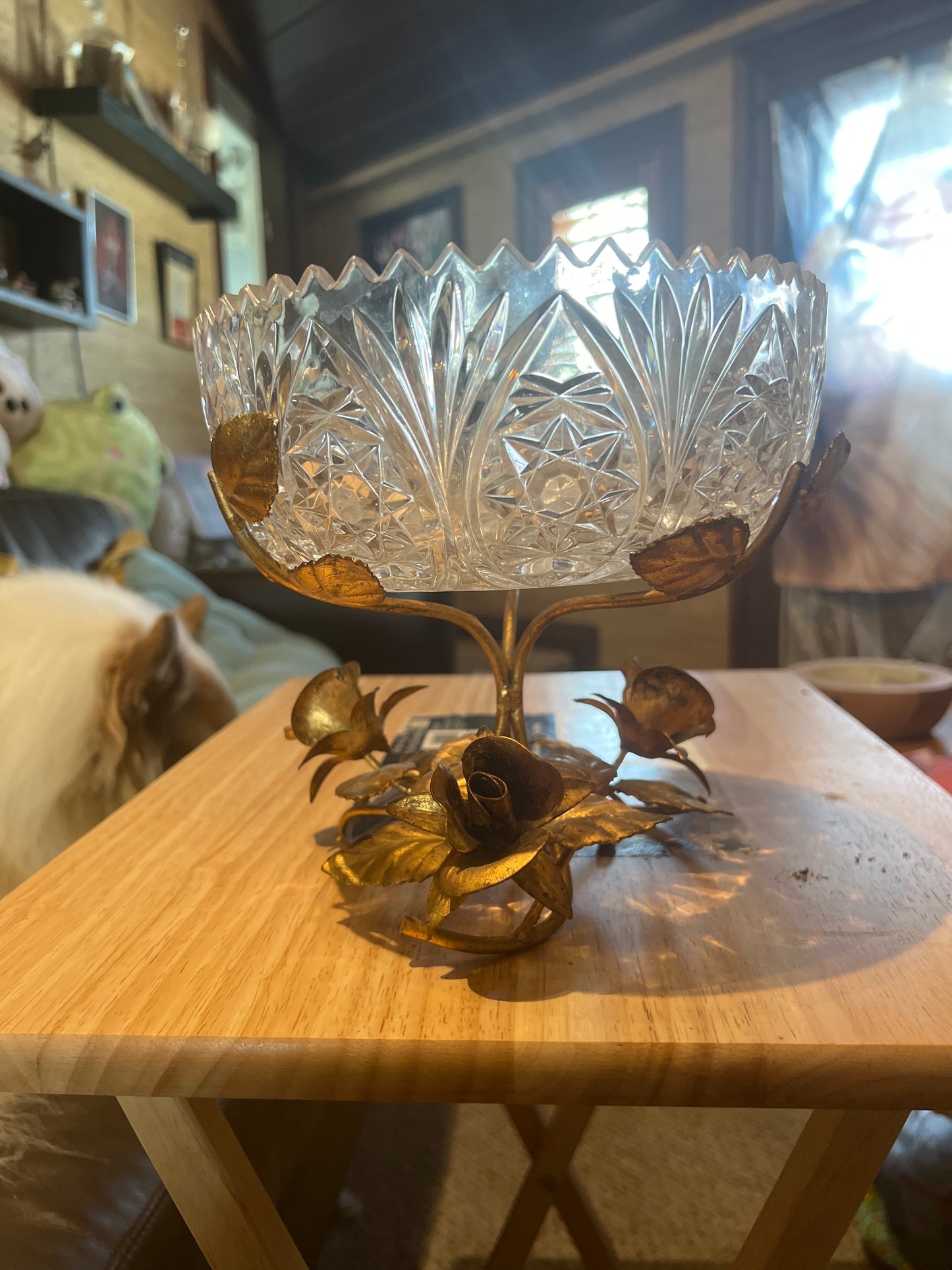 Antique Crystal Bowl