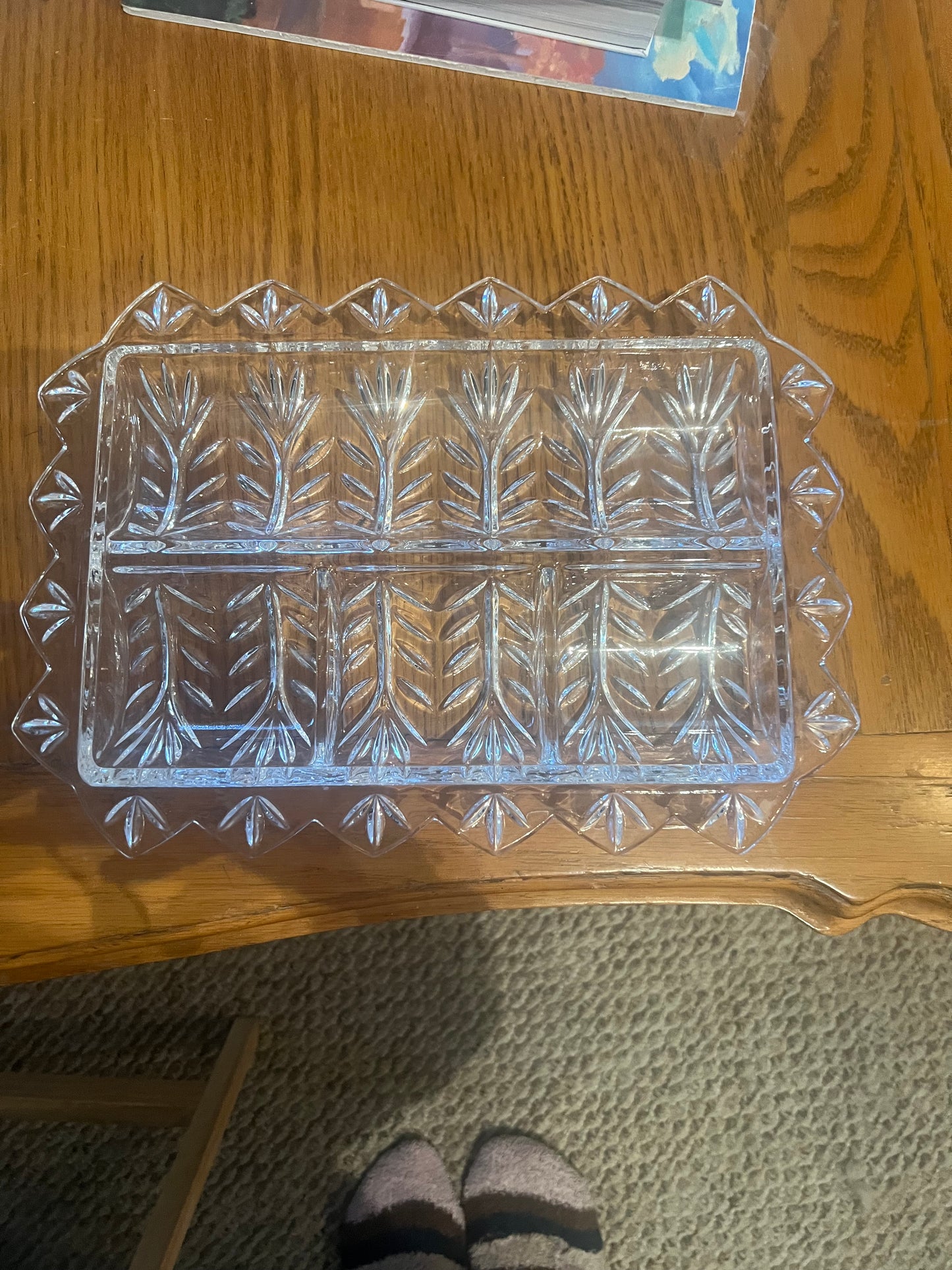 Antique Relish Dish