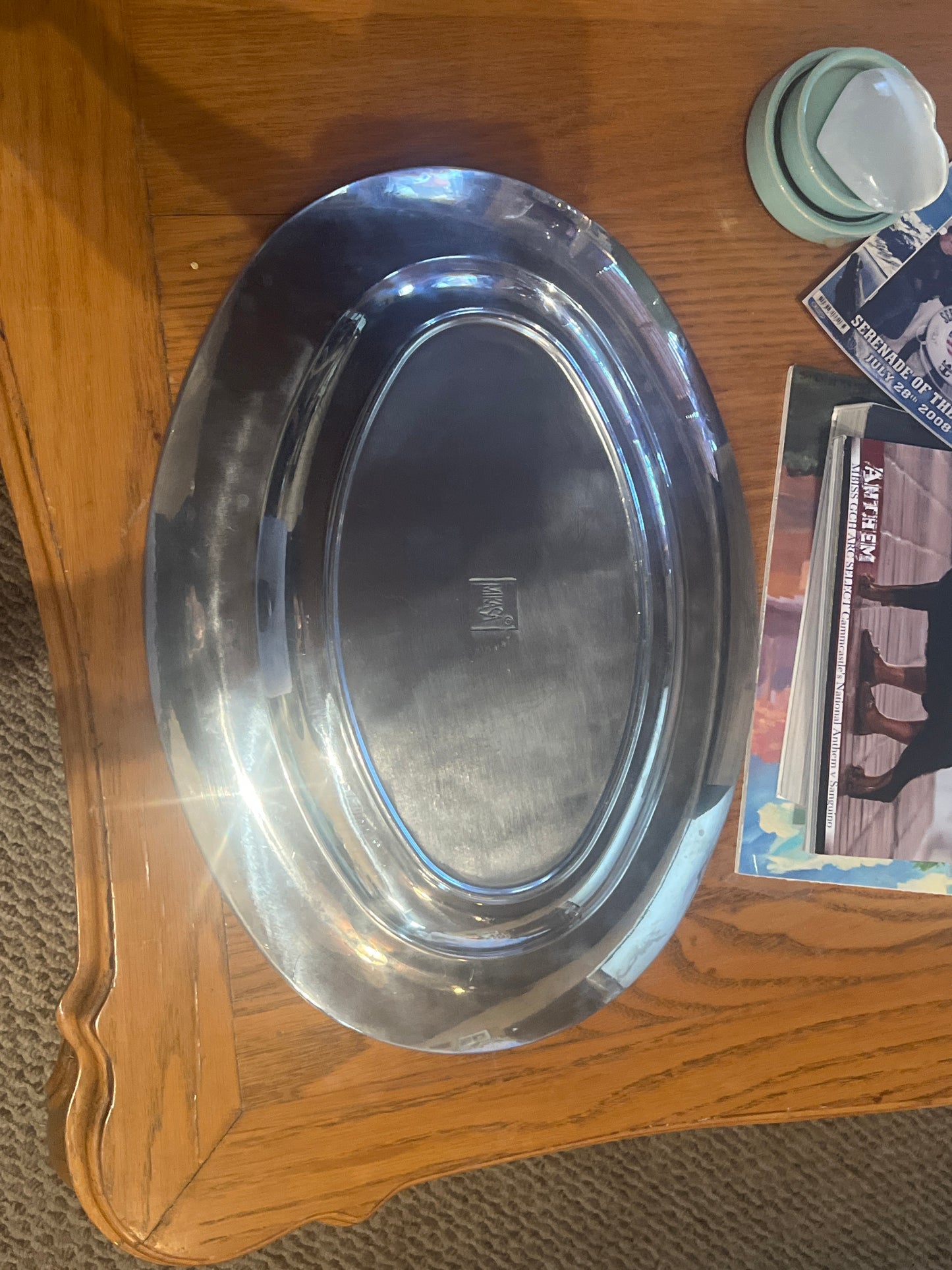 Silver Plated Antique Serving Tray Mikasa