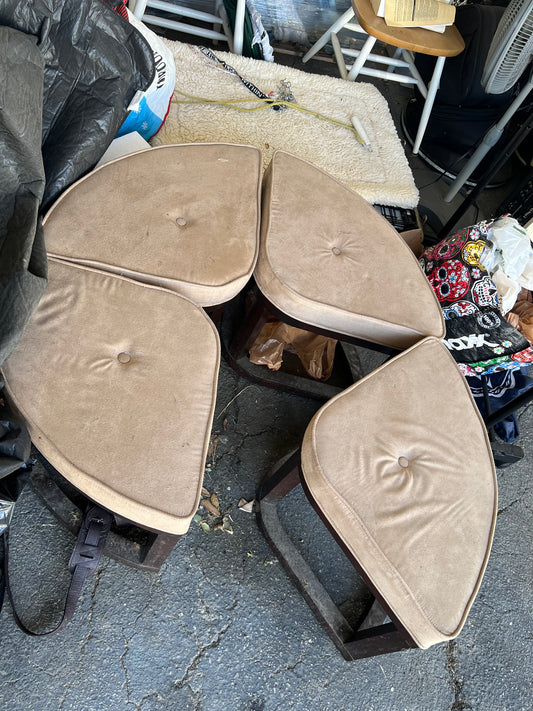 4 piece cushion table as well as separate seats
