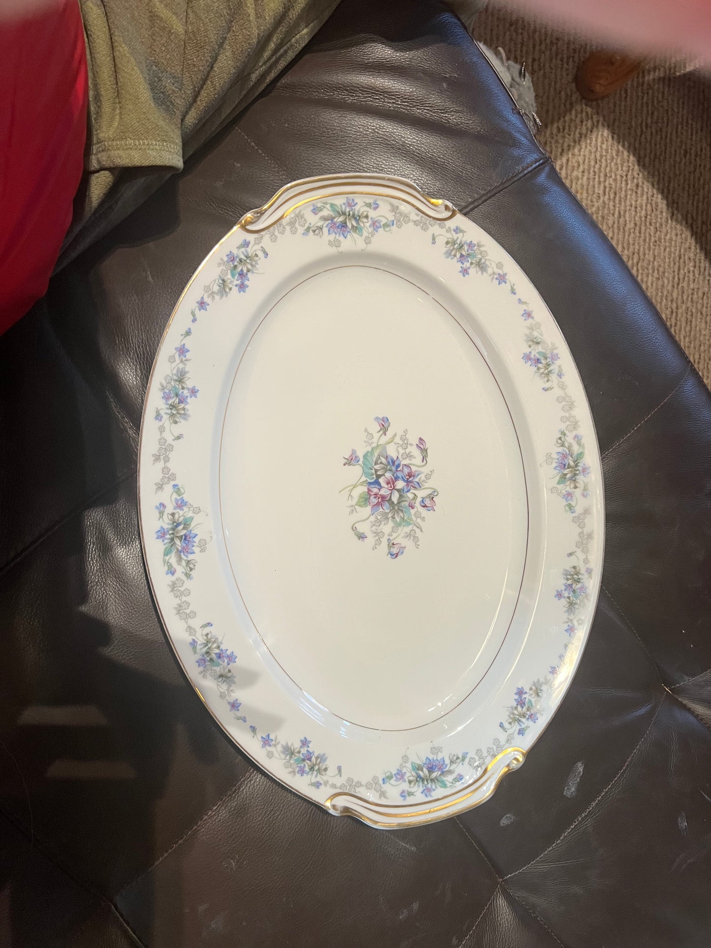 NORITAKE VIOLETTE PLATTER FROM JAPAN