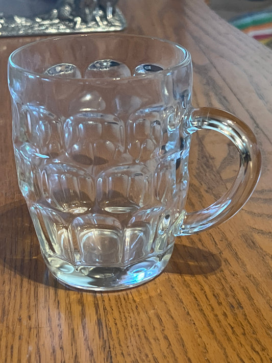 Vintage  Crown Dema Pint glass.