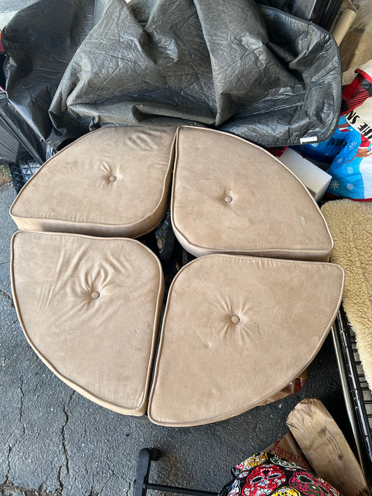 4 piece cushion table as well as separate seats
