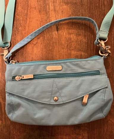 Baggallini Light Blue Crossbody Bag $25